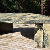 70s marble coffee table