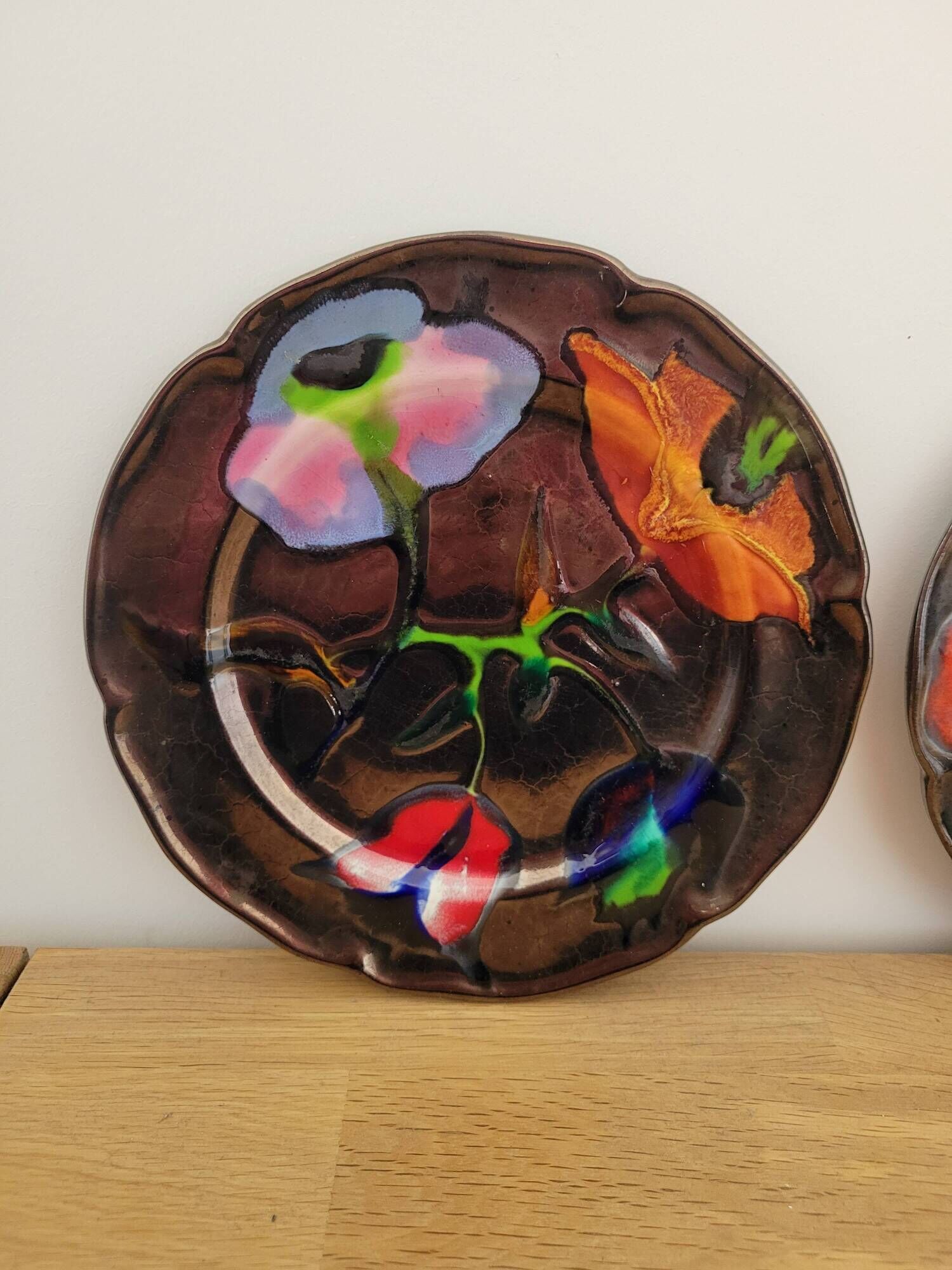 Pair of ceramic plates Ricard 0. Sprouk 60s