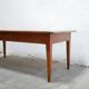 Vintage wooden farmhouse dining table