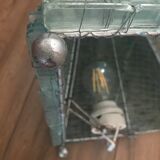 Stacked glass pyramid lamp 1970