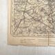 Vintage 1914 Brussels surroundings map