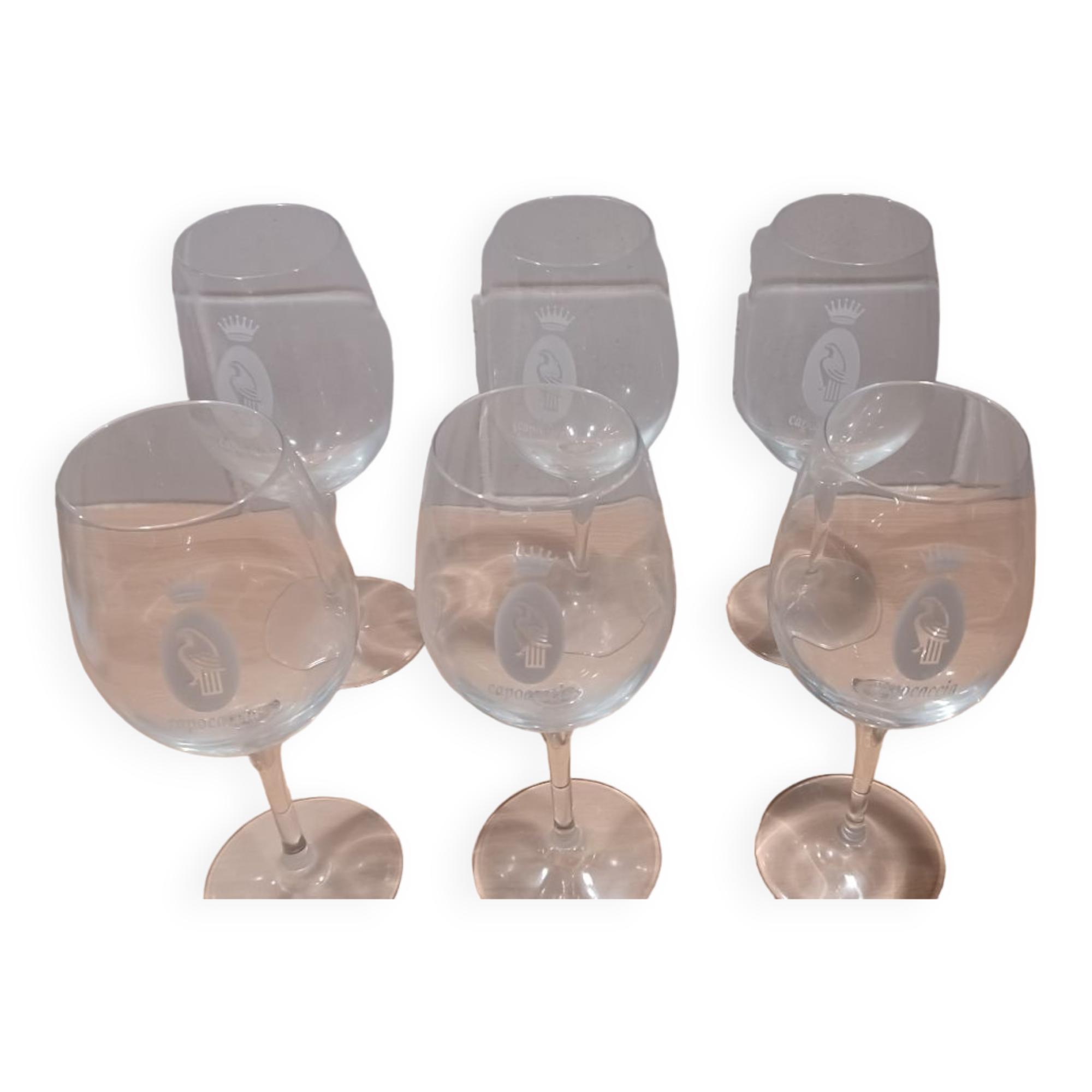 Set of 6 Capocaccia wine glasses