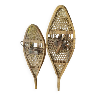 2 pairs of snowshoes from the far north around 1900