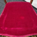 Chaise Chiavari en laiton vintage