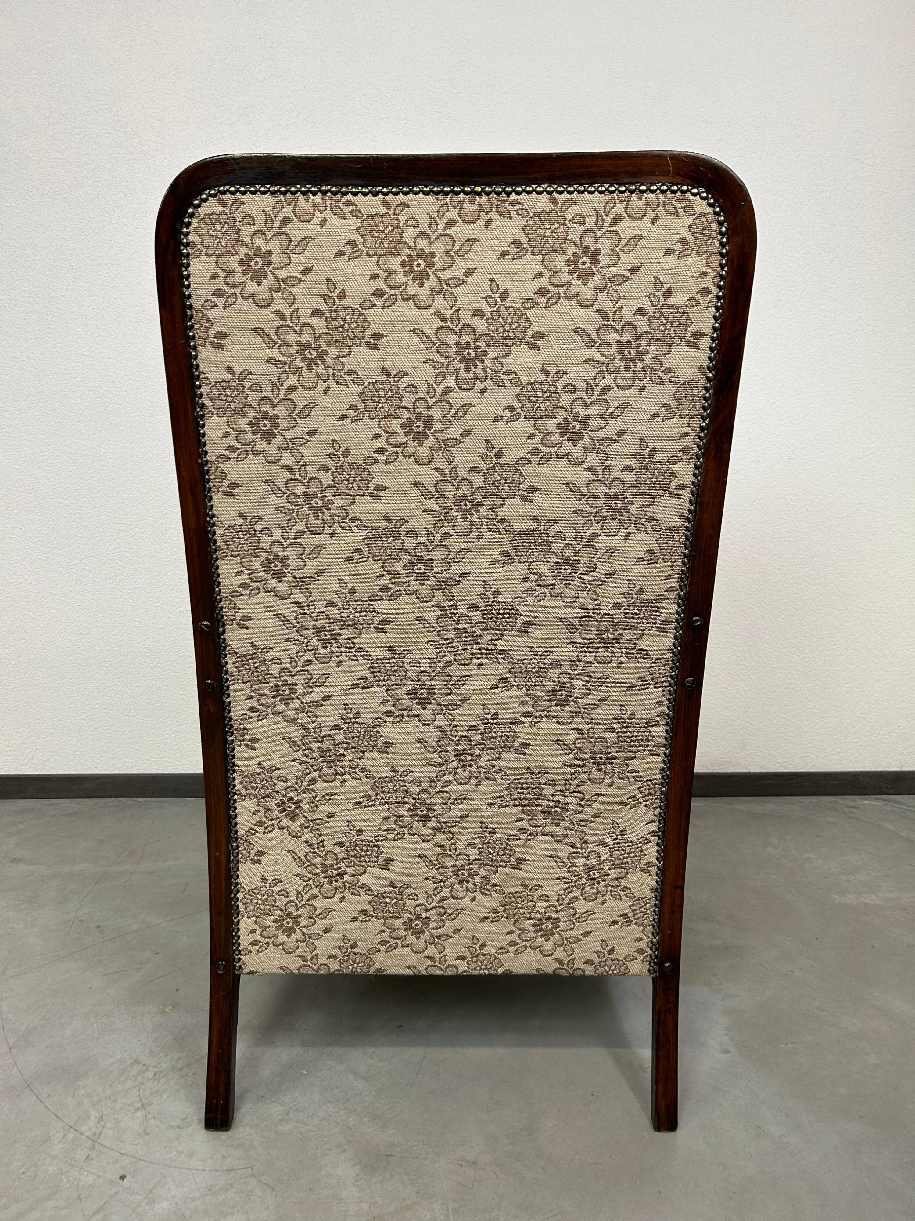 Art Nouveau wing chair no.6542 by Thonet