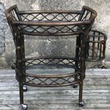 Rattan service or rolling table