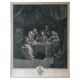 Goldfried Schalcken, La famille au concert, gravure, XVIIIème siècle