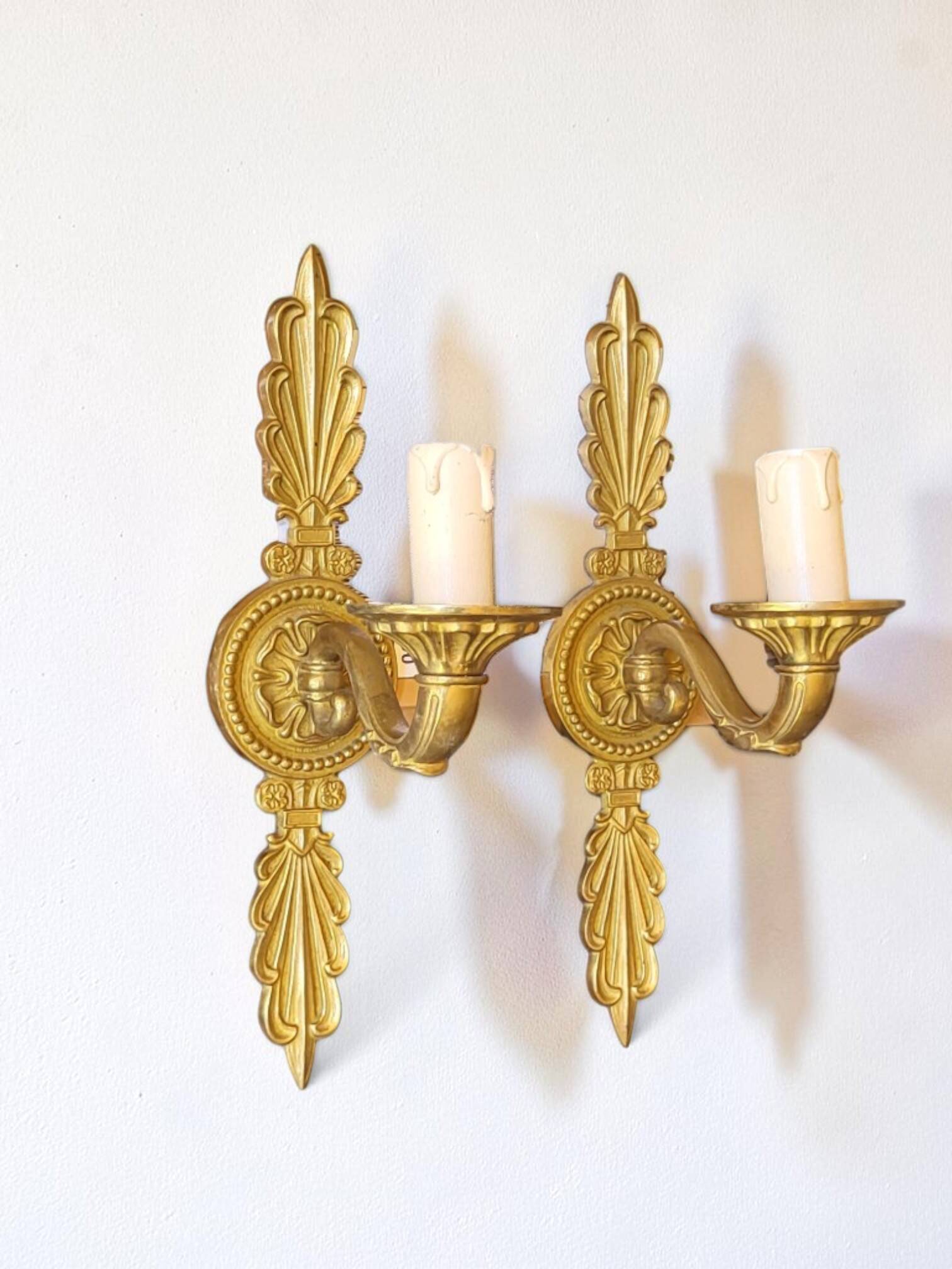 Louis XVI Style Wall Lights (*2)
