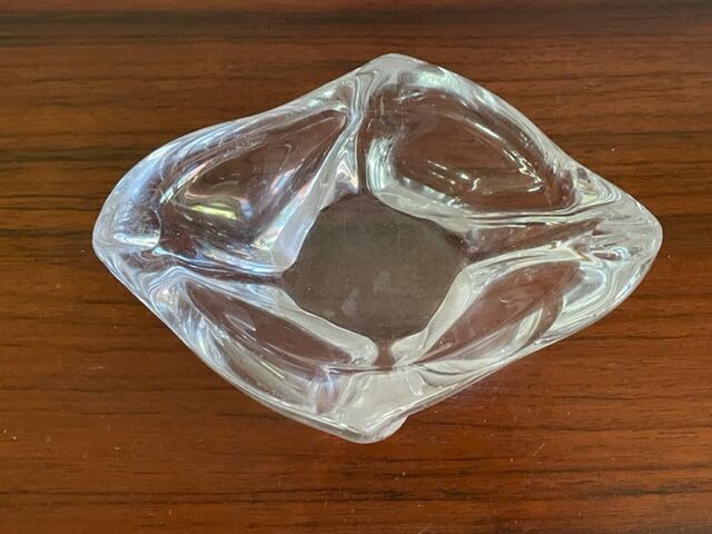 Ashtray Daum crystal 1950
