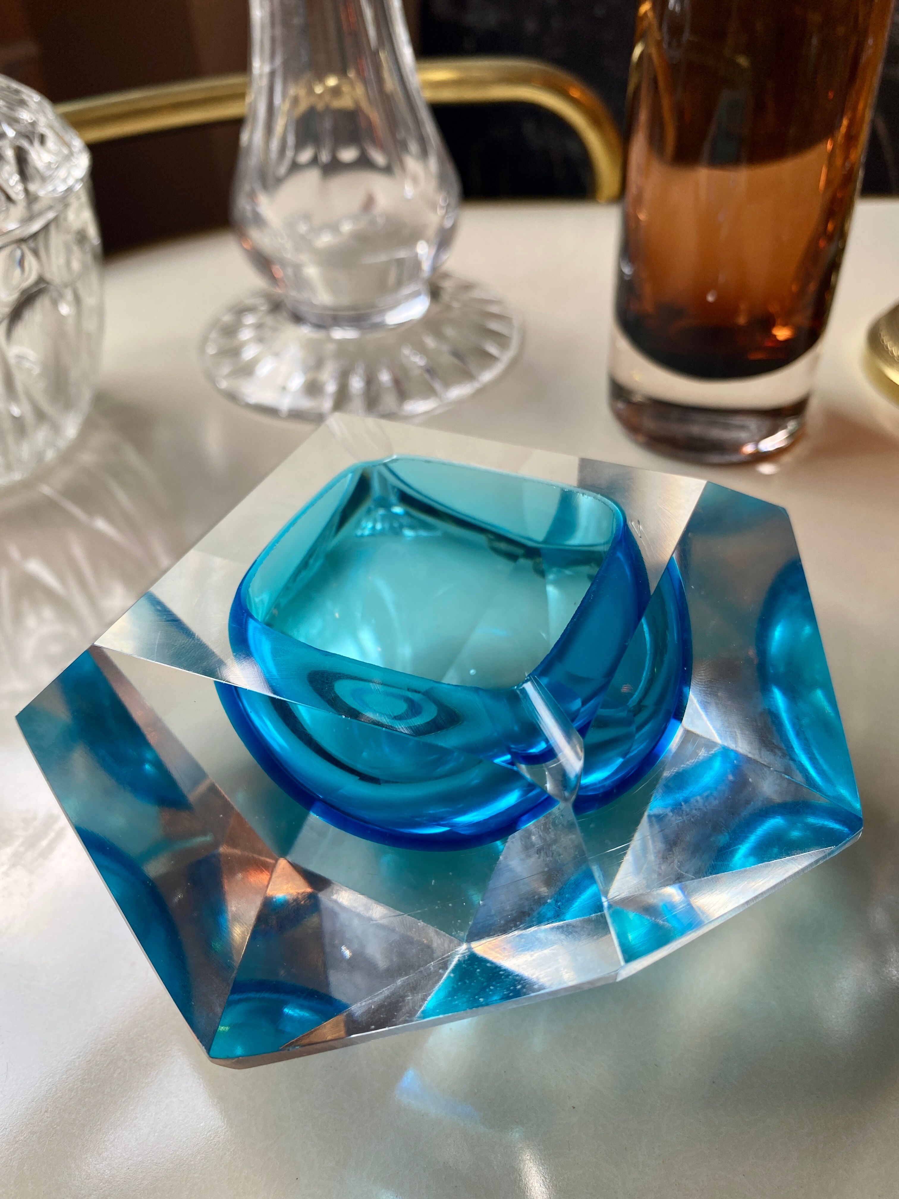 Ashtray / empty pocket sommerso murano