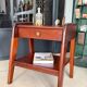 Vintage solid wood bedside table