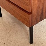 Chest of drawers or bedside table in rosewood 1950