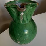 Vase pichet de ferme terre vernissée art populaire sud 1950