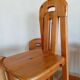 Set of 4 80s pine chairs