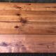Antique farmhouse table in solid cherry wood in Louis Philippe style.