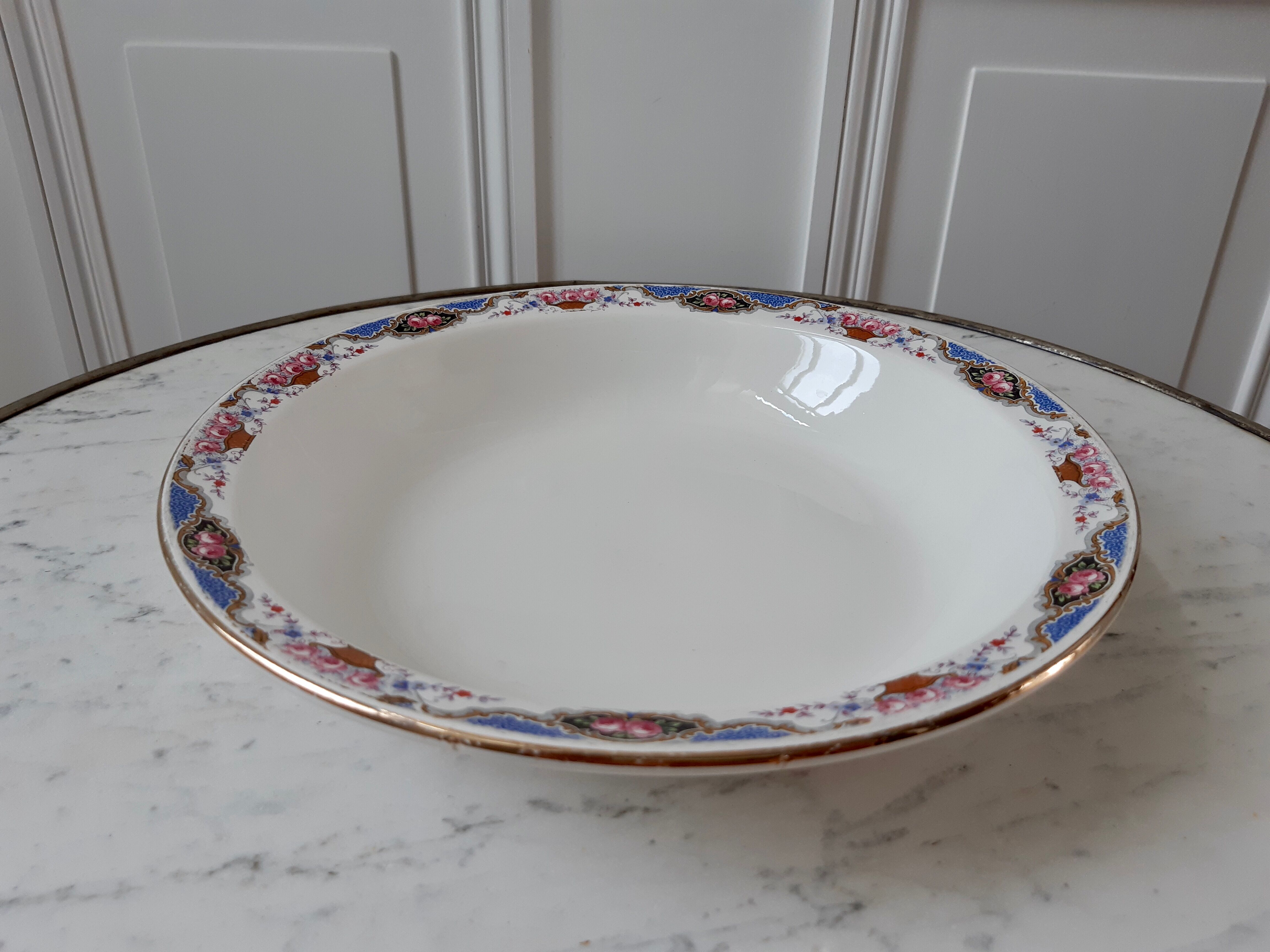 Hollow dish Digoin Sarreguemines