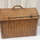 Large vintage wicker basket
