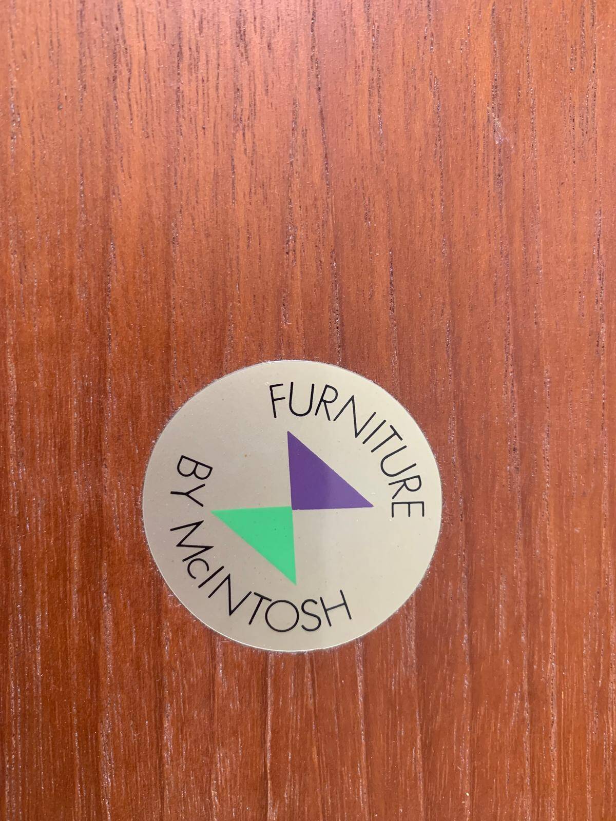 3 tables gigognes en teck massif design McIntosh, années 60