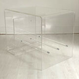 Vintage plexiglass sofa end 80