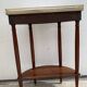 Console half moon wooden and marble louis XVI style