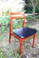 Vintage Scandinavian wooden chair from the 70s.