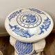 Pair of ceramic elephant stools