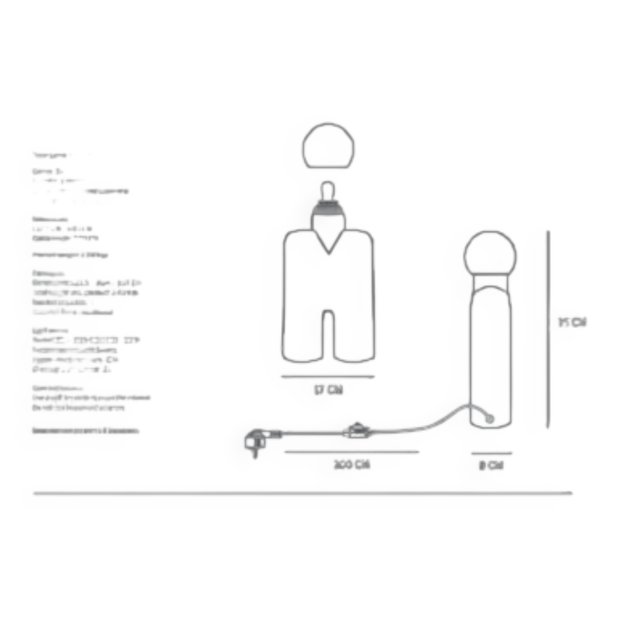 Sand table lamp, ceramic, contemporary work.