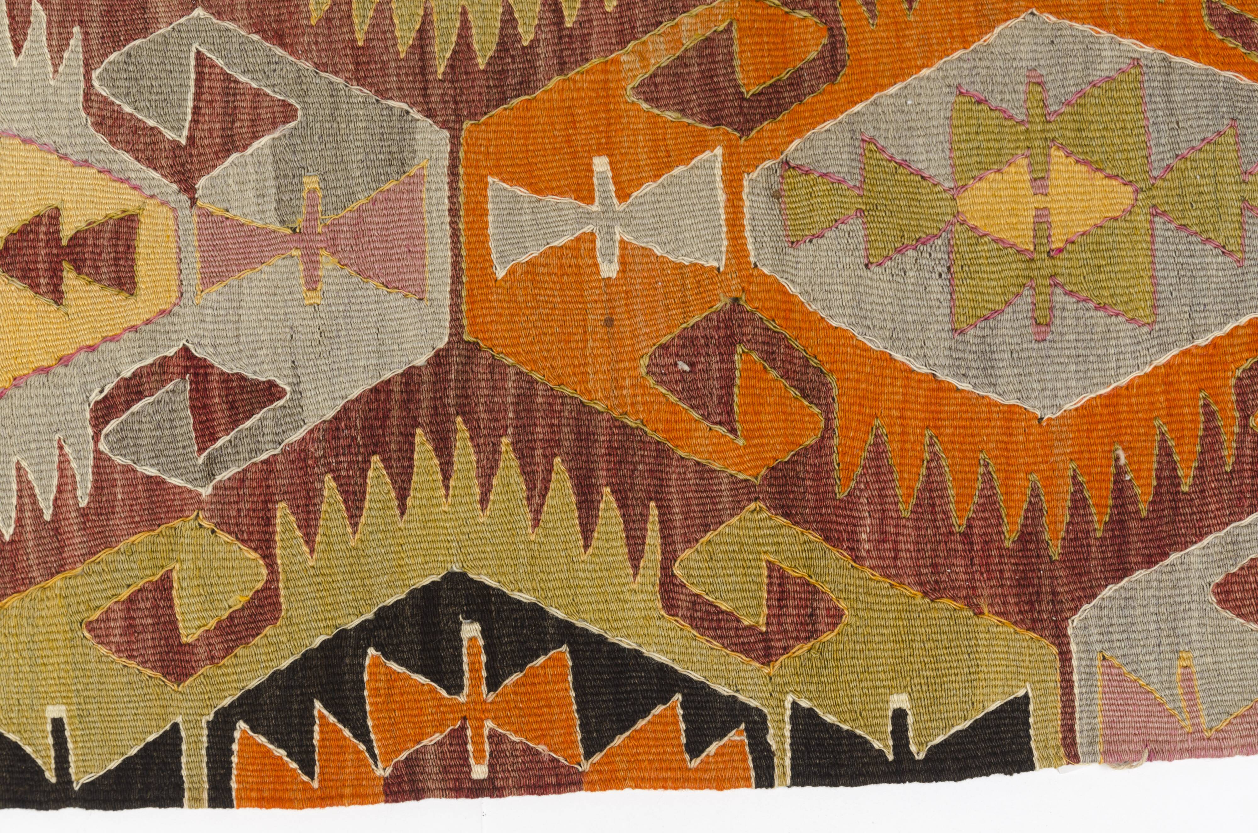 Vintage Anatolian Wool Kilim Rug sku132