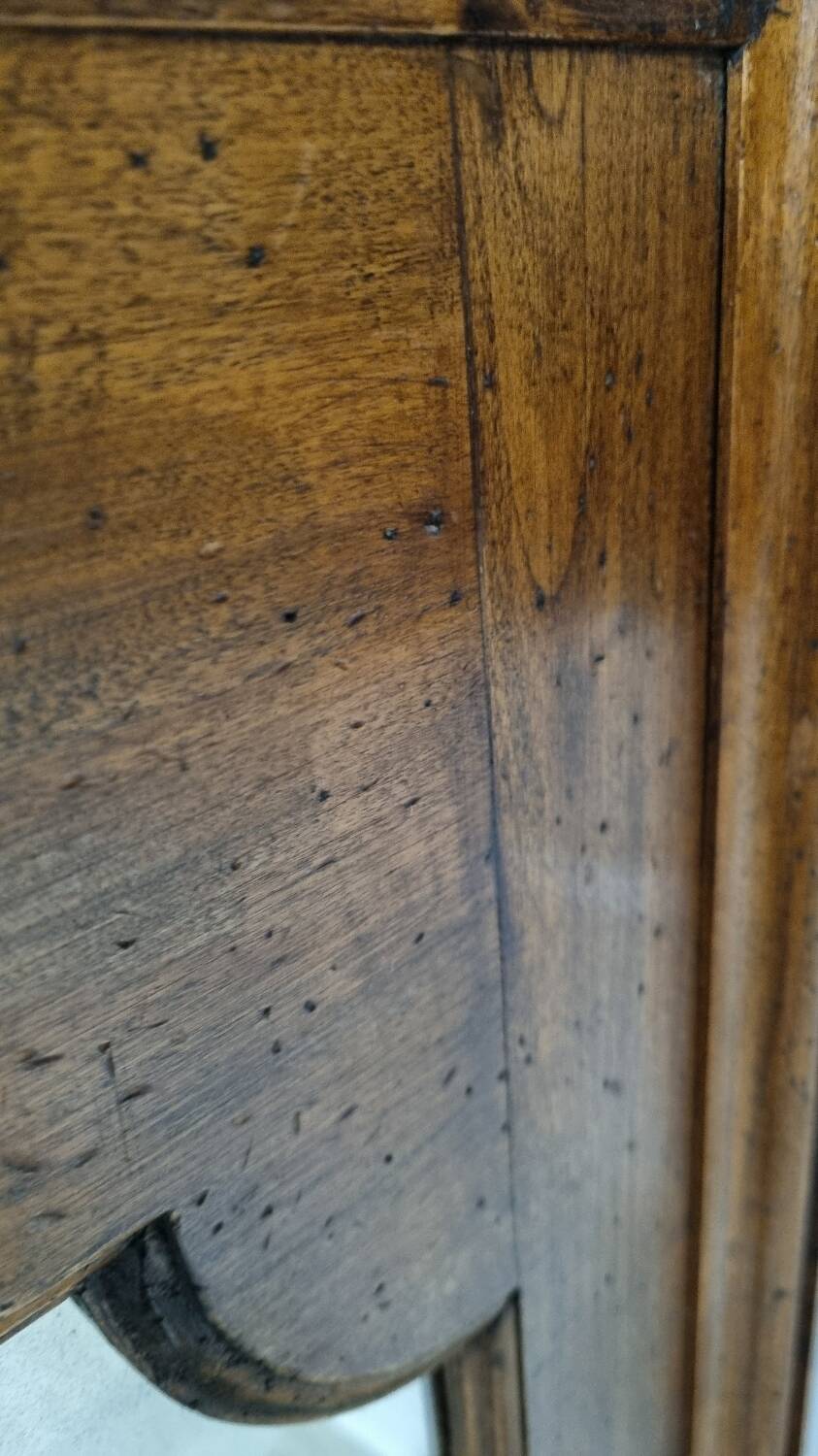 Grand miroir en bois