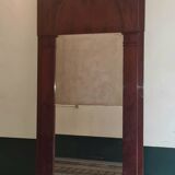 Large Empire period mahogany mirror or trumeau