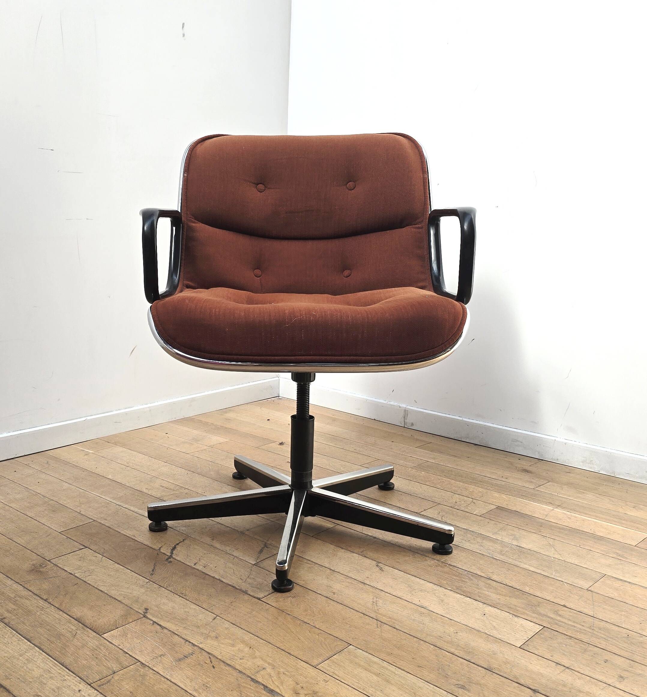 Pair of Charles Pollock office chairs