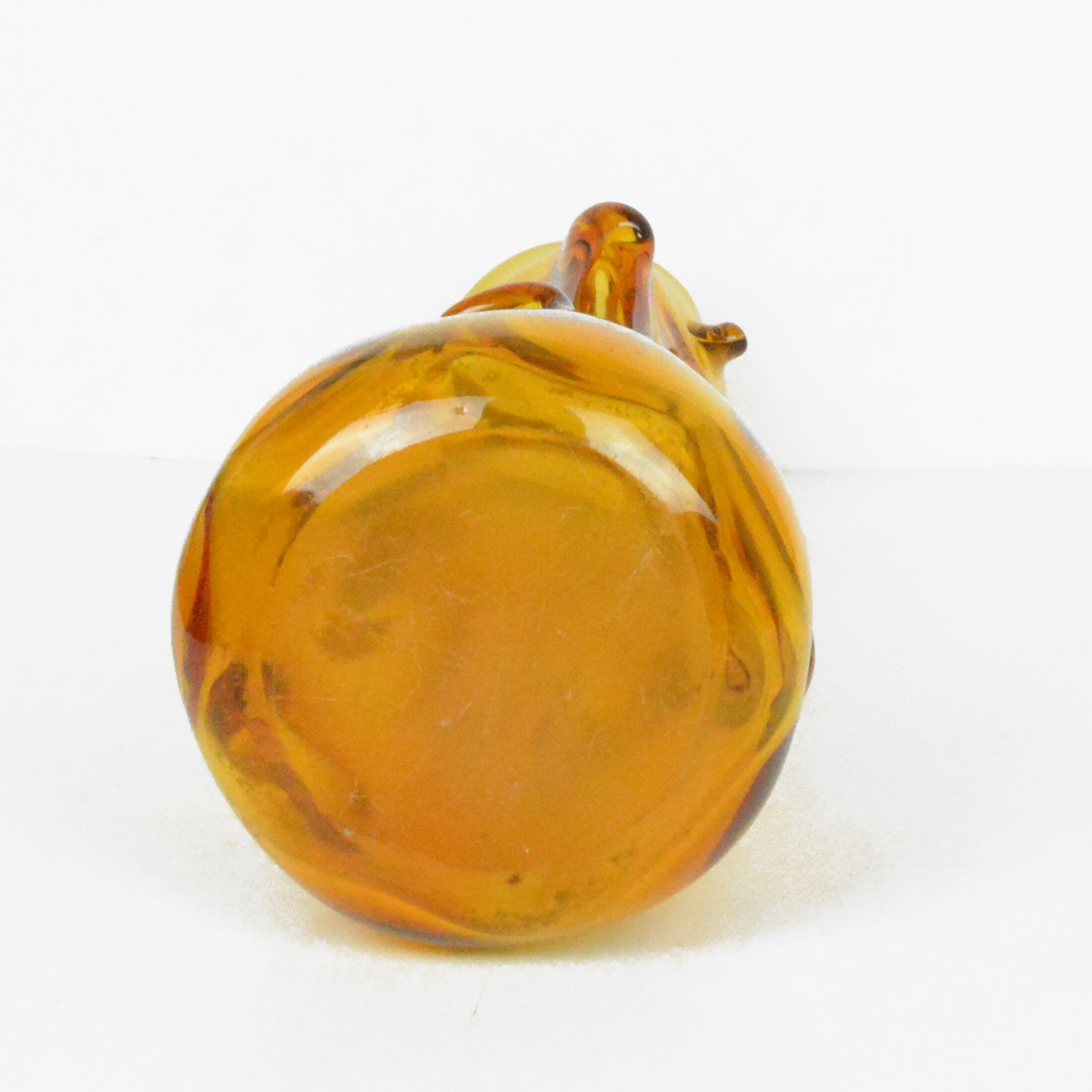 1960s modern hand-formed vase, so-called rwaniec Huta Szkła Hortensja, Poland