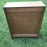 Solid oak chest of drawers