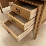 Bureau exécutif en chêne par Arne Vodder de Brouer Møbelfabrik, Danemark, années 1960.
