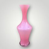 Antique pink opaline vase made in Italy - 1960s
