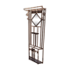 Porte manteaux vestiaire avec miroir et porte chapeaux an 30/40 en fer forgé