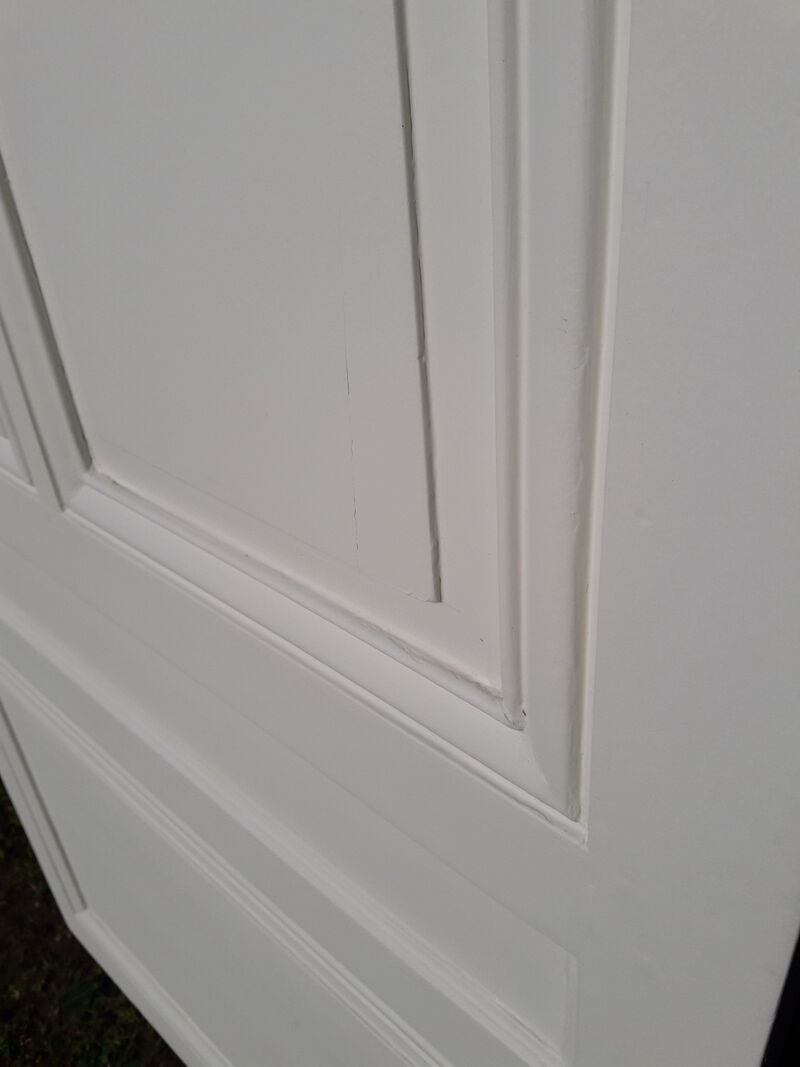 Door 207x99,5cm communication back panel molded