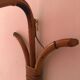 Vintage rattan wall lamps 60s, sold by 2