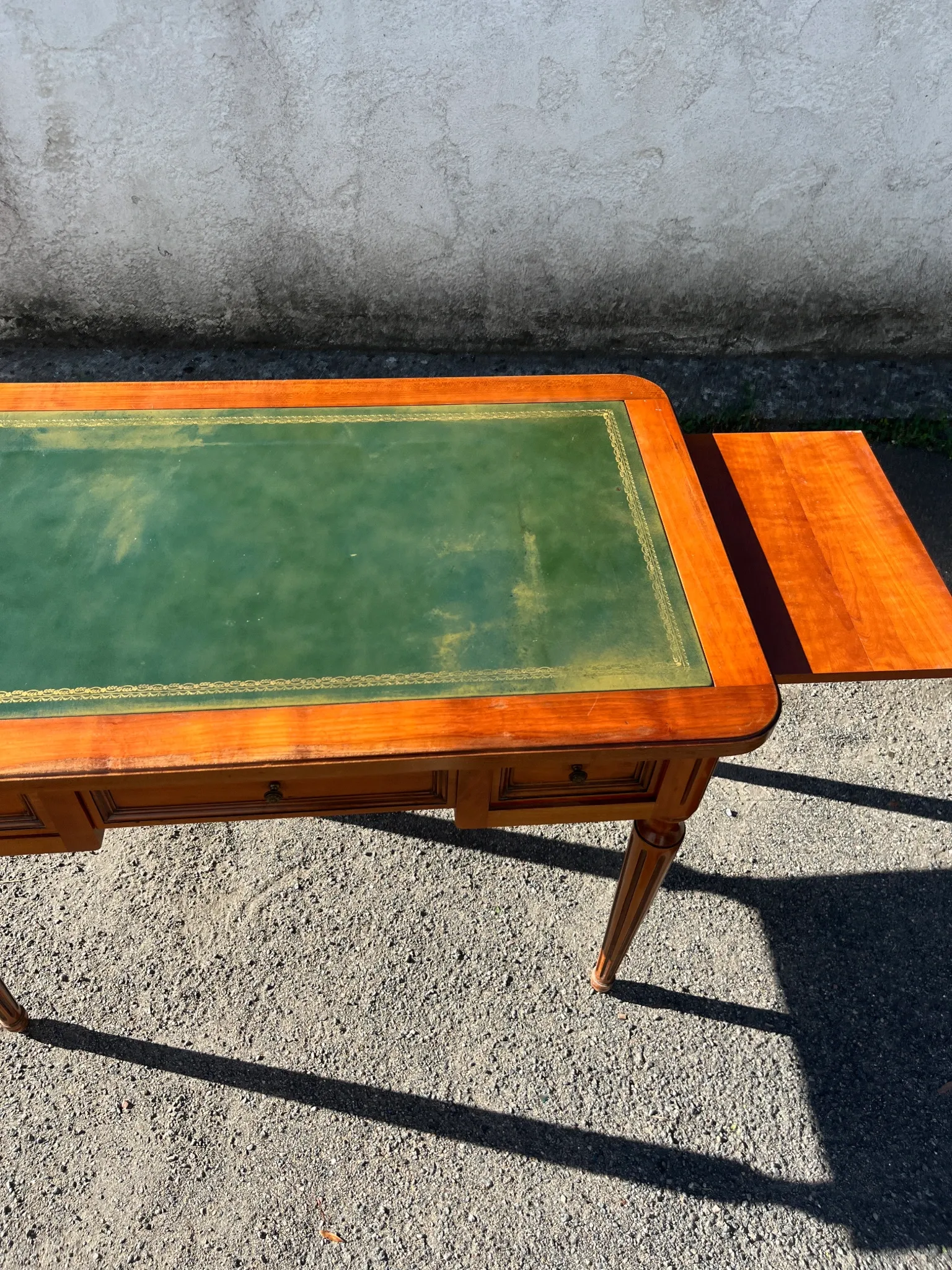 Small Louis XVI style wooden desk – 3 drawers