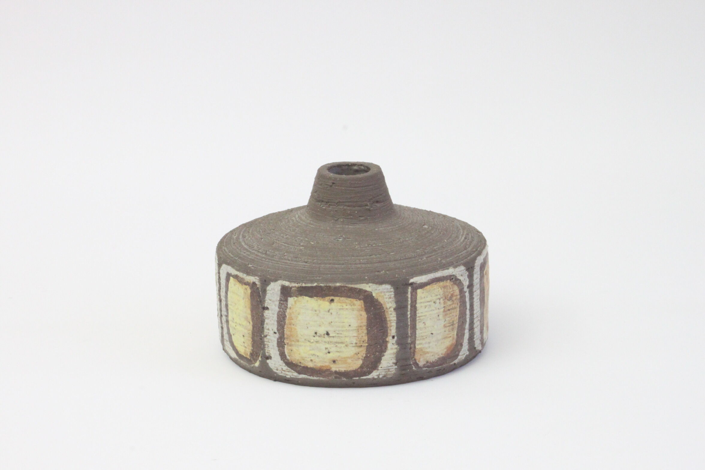 Sixties pattern vase by Keramikwerkstatt Krösselbach, Germany 1960s.