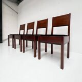 The Hague School set of 4 dining chairs by Muntendam for LOV, 1920’s