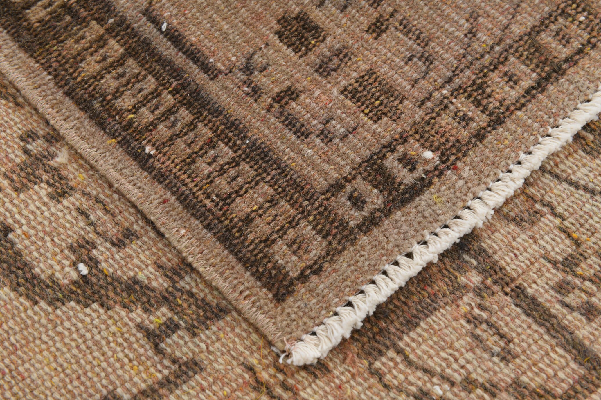 Classic floral brown vintage  rug