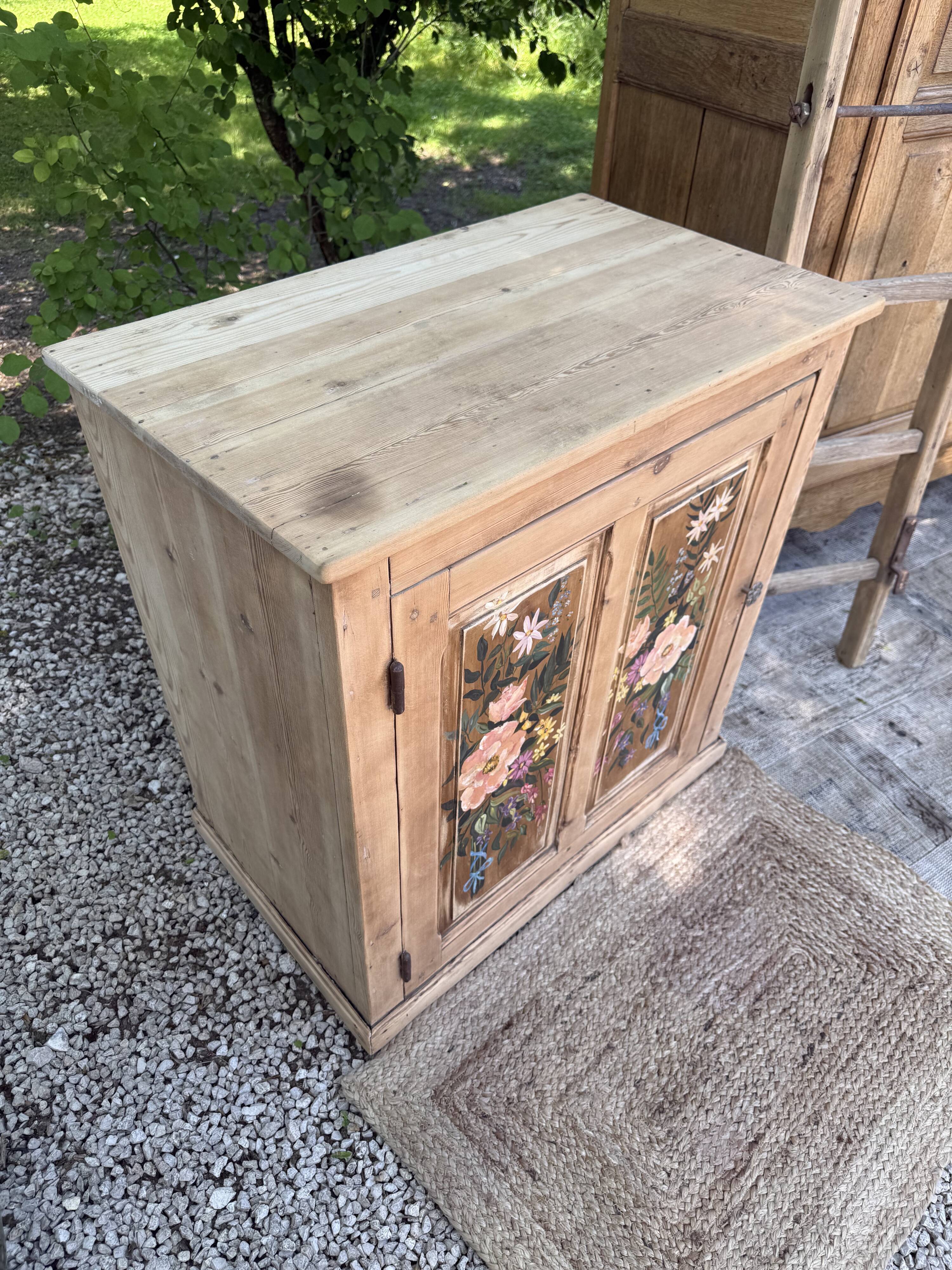 Antique confiturier, renovated wood