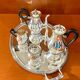 Christofle Malmaison 5-piece coffee and tea service with tray