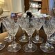 Beau lot de verres en cristal de Saint Louis