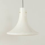 Suspension en verre opalin blanc, 1970