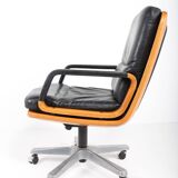Leather office chair by Eugen Schmidt