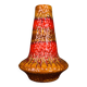 Vintage lava ceramic vase by Kil Liboje, Yugoslavia, 1960s.