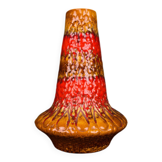 Vintage lava ceramic vase by Kil Liboje, Yugoslavia, 1960s.