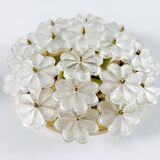 Modern mid-century wall lamp with floral pattern by Ernst Palme, 1960s